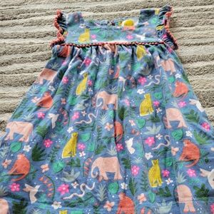 MiniBoden dress, size 2-3 years, zoo animals
